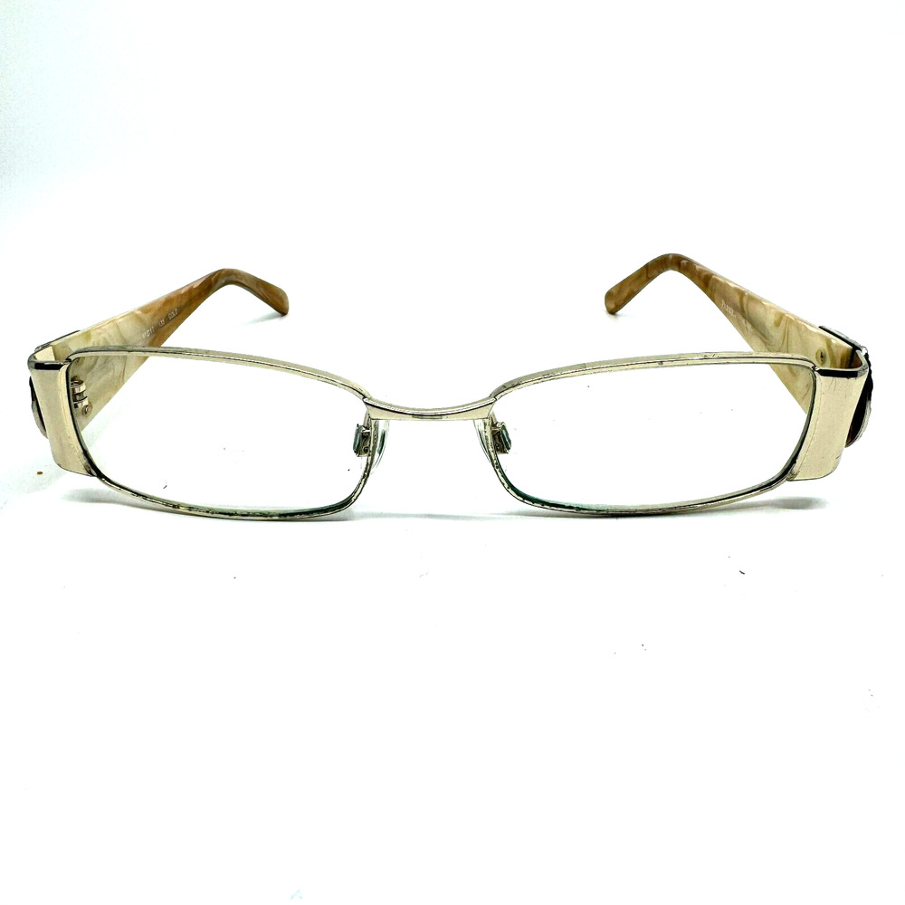 Parke Eyeglasses Frames PK5002 Gold 51-17-135 Rectangle Full Rim H10581‎